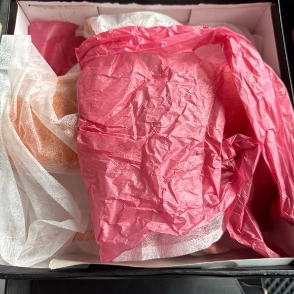 Golden bulls bianco rio Orange women’s heels sz 8.5 nwt - Picture 2 of 4